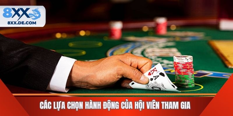 Các lựa chọn hành động của hội viên tham gia