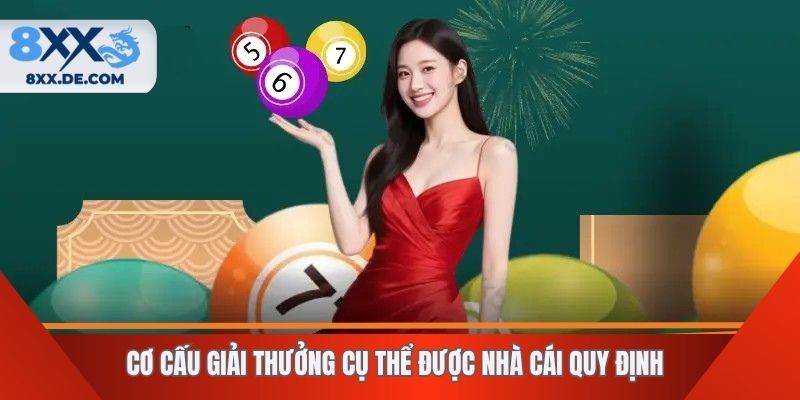 Cơ cấu giải thưởng cụ thể được nhà cái quy định